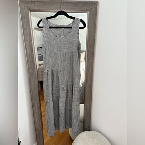 Max Studio Maxi Dress Size Medium Cotton Linen Blend Size Medium